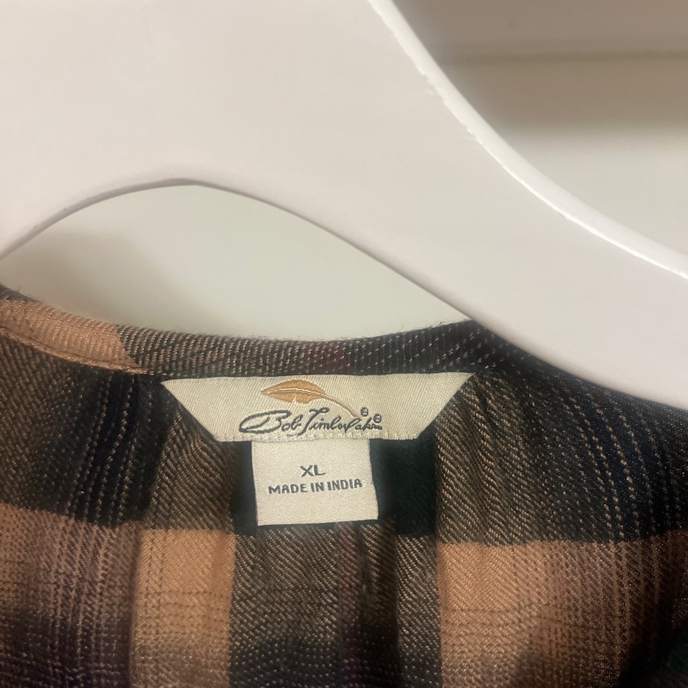 Final price Bob Timberlake Women’s Plaid Top - Picture 2 of 6